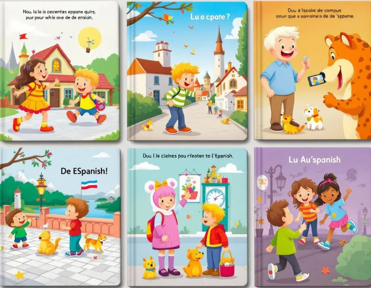 Créer une série de livres illustrés pour enfants pour apprendre l'espagnol