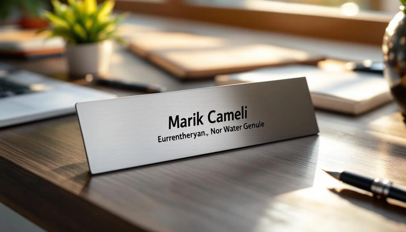 Plaque professionnelle et image de marque : un lien essentiel