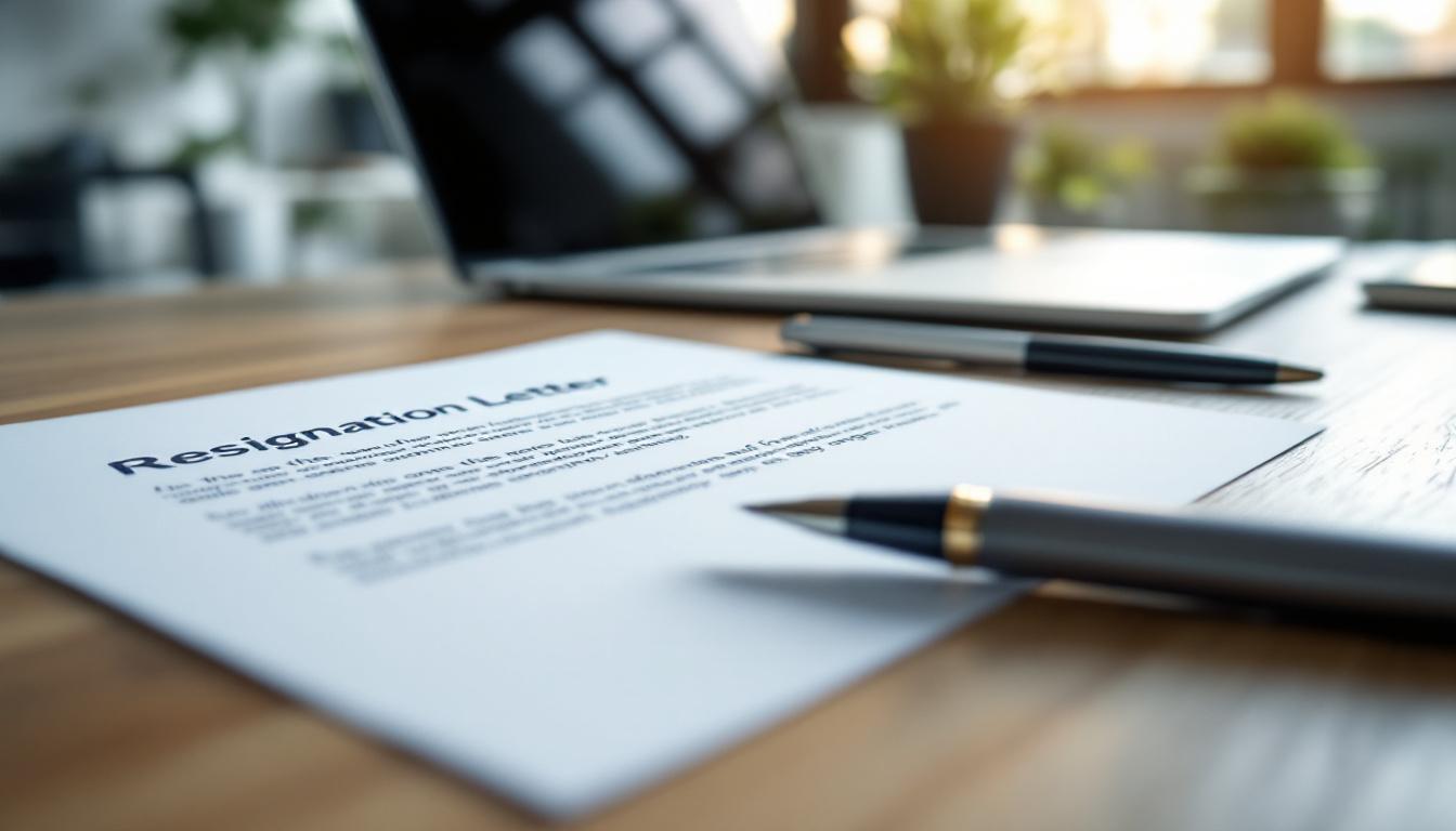 Quelles mentions obligatoires dans une lettre de démission CDI